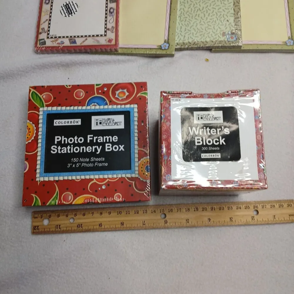 9 Piece Lot of Mary Englebreit Lot of Stationary ColorBok Vintage Y2K #1